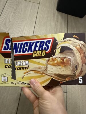 Snickers Gold Ice Cream Caramel