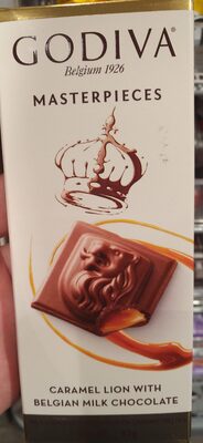 Masterpieces caramel lion with belgian chocolate