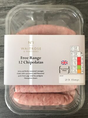Free Range Pork Chipolata