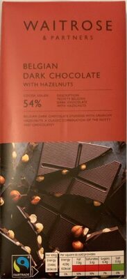 Belgian Dark Chocolate with Hazelnuts