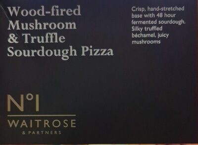 Wood-fired Mushroom & Truffle Sourdough Pizza