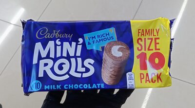Cadbury Chocolate Mini Rolls 10pk