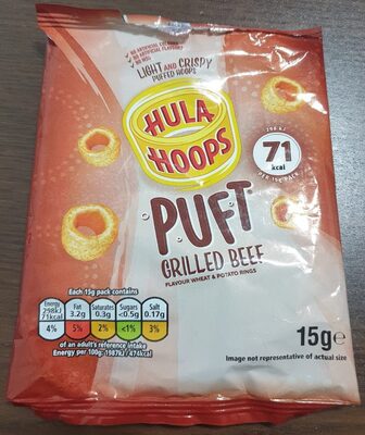 PUFT GRILLED BEEF LIGHT AND CRISPY WHEAT HOOPS