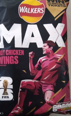 Walkers Max Hot Chicken Crisps 140g