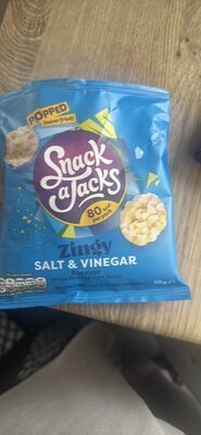 Salt & Vinegar Flavour Crispy Rice and Corn Snack