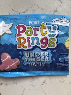 Party Rings UNDER THE SEA minis