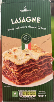 Morrisons lasagne sheets 500g