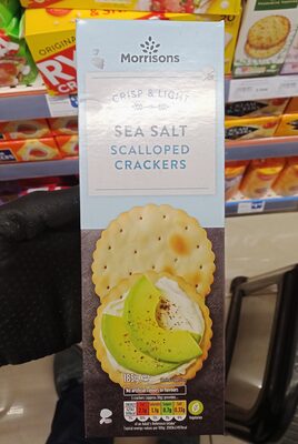 Mor Scalloped Sea Salt Crackers 185g