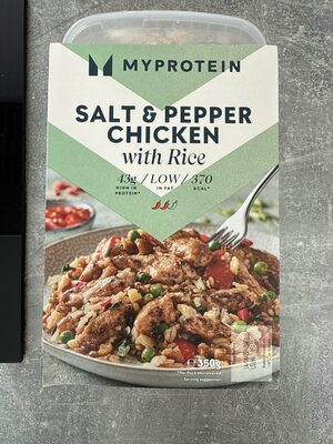 Salt and pepper chicken with rice - Myprotein
