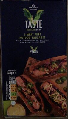 Taste Meat Free Hotdog Sausages