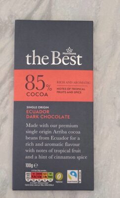 Ecuador dark chocolate 85%