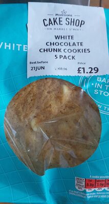 5 White Chocolate Chip Cookies