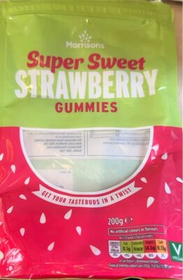 Morris Super Sweet STRAWBERRY GUMMIES GET YOUR TAS