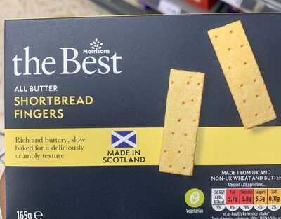 Morrisons The Best - All butter shortbread biscuits