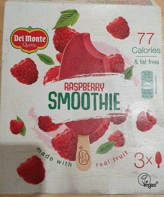 Rasberry flavour iced smoothie