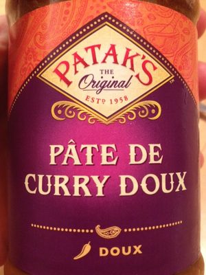 Pâte de curry doux