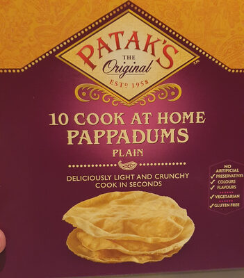 10 Cook at Home Pappadums