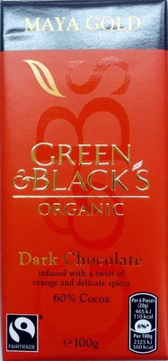 Dark Chocolate, 60% Cocoa