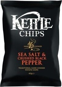 Kettle Chips Sea Salt & Crushed Black Pepper