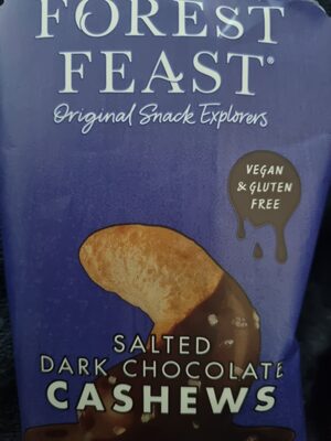 Salted Dark Chocolate Cashews