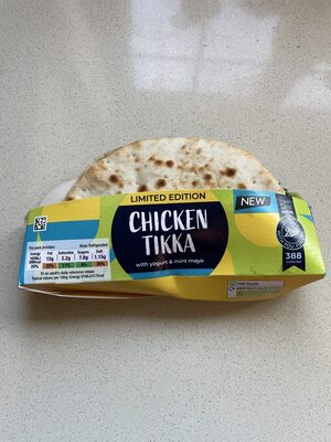 Chicken Tika With Yoghurt & Mint Mayo