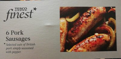 Pork sausages