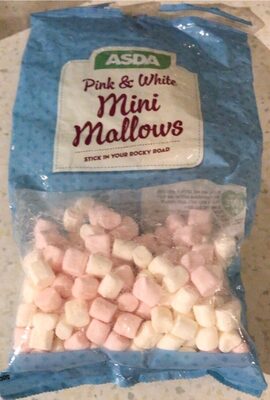 Pink amd white mini marshmellows