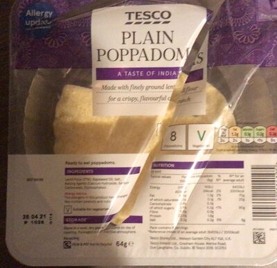 Plain Poppadom