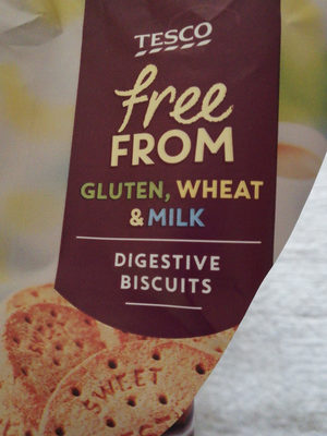 Free FROM Gluten, Wheat & MilkDigestive Biscuits