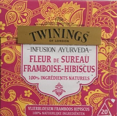 Infusion ayurveda fleur de sureau framboise hibiscus