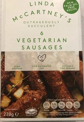 6 sausages vegan