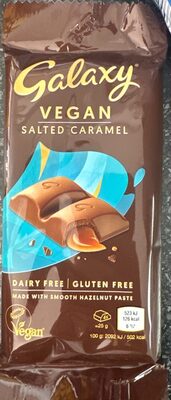 Galaxy DAIRY FREE SALTED CARAMEL GLUTEN FREE MADE
