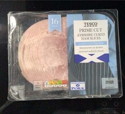 Prime cut Ayrshire cured ham sloces
