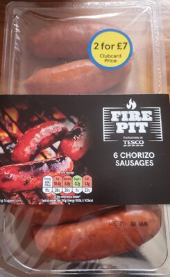 Fire Pit 6 Chorizo Sausages