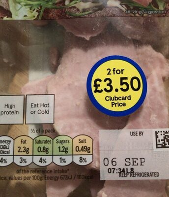 honey roast ham chunks