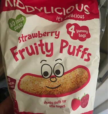 Strawberry fruity puffs