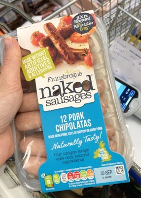 12 Pork Chipolatas