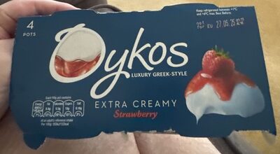 Strawberry Greek Style Yogurt 4 x