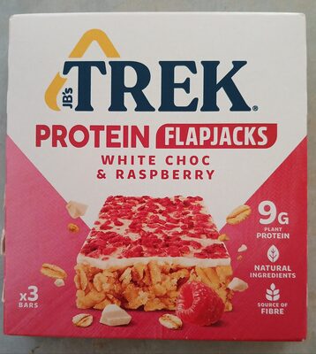Protein Flapjacks: White Choc & Raspberry