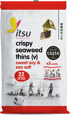 Crispy Seaweed Thins - sweet soy & sea salt