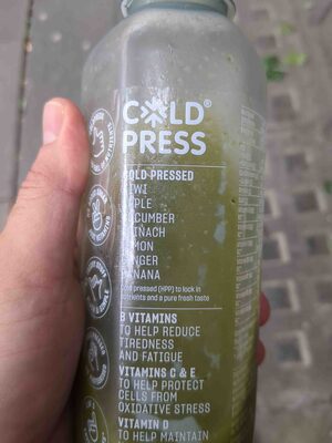 Kiwi Apple Cucumber Spinach Lemon Ginger