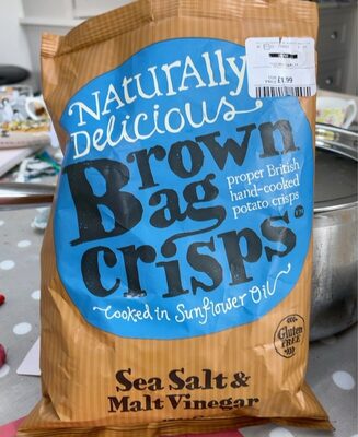 Sea salt and malt vinegar crisps