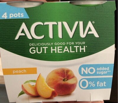 Activia Peach 0% Fat Yogurt