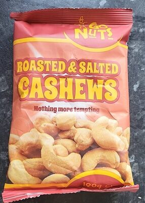 Roasted and salted cashews