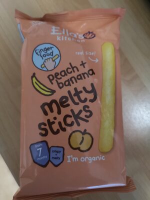 Peach banana melty sticks