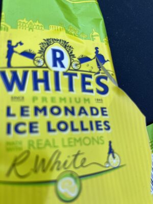R Whites Lemonade Ice Lollies