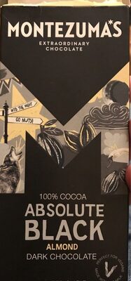 Absolute black almond dark chocolate