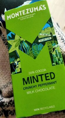 Minted crunchy peppermint milk chocolate