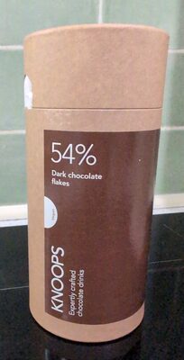 Knoops 54% Dark Chocolate flakes