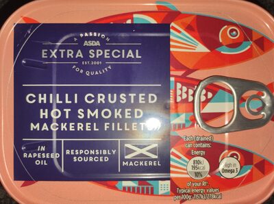 Chilli Crusted Hot Smoked Mackerel Fillets
